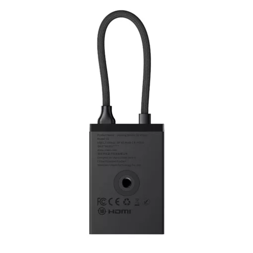 Ulanzi H1 4-in-1 USB-C Media Hub, multimédiás dokkoló, 3db USB-C, 1db HDMI (UL-M033)