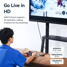 Ulanzi H1 4-in-1 USB-C Media Hub, multimédiás dokkoló, 3db USB-C, 1db HDMI (UL-M033)