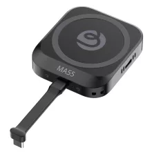 Ulanzi MA55 mágneses alumínium SSD ház aktív hűtéssel, NVMe/SATA meghajtókhoz, USB-C 10 Gbps (UL-M097)