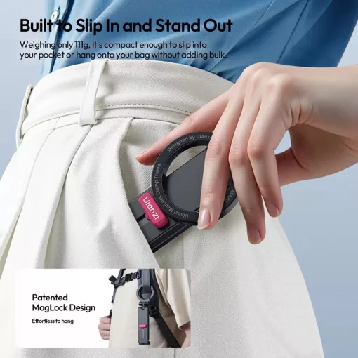 Ulanzi MA88 Magsafe mini állvány, multifunkciós, karabiner (UL-S055)